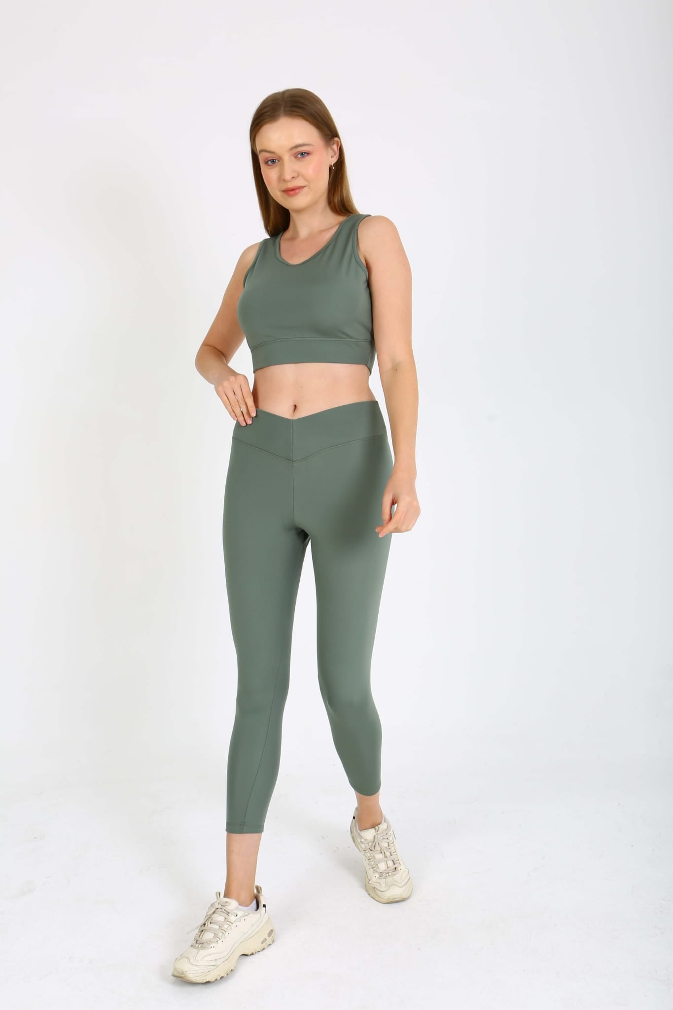 Cliff Pamuklu Esnek Toparlayacı Tayt Takımı