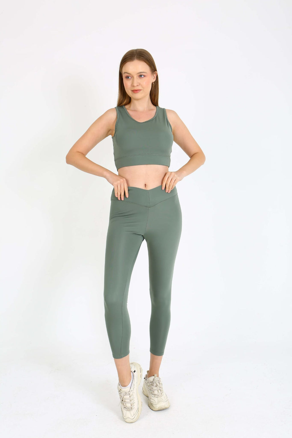 Cliff Pamuklu Esnek Toparlayacı Tayt Takımı