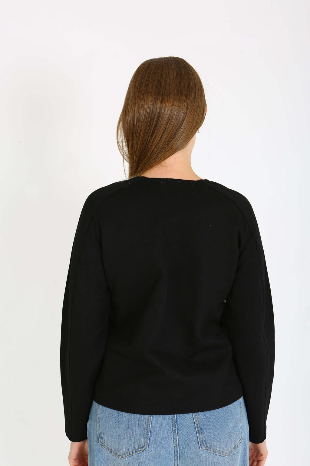 Cliff v yaka yırtmaçlı bluz